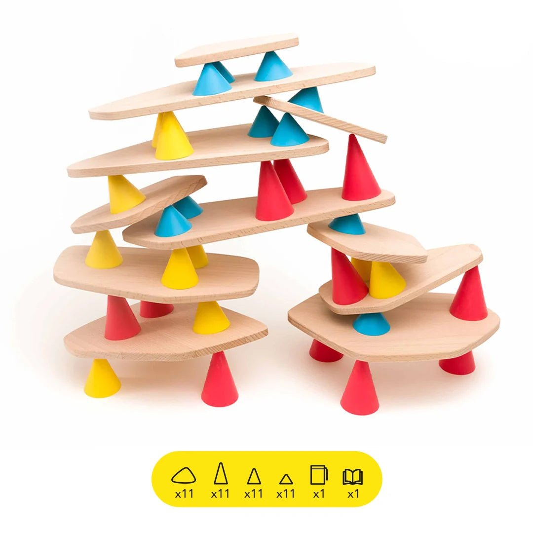 JEU DE CONSTRUCTION ÉDUCATIF EN BOIS PIKS – Oppi - Lili Margaret