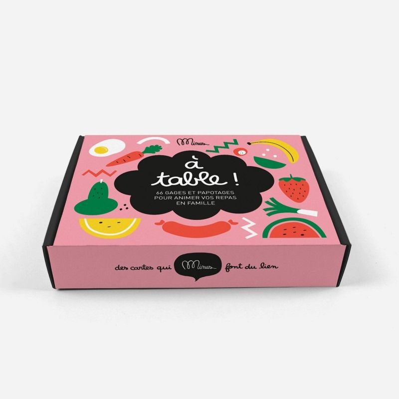 JEU DE DISCUSSION EN FAMILLE "A TABLE" - Minus Editions - Lili Margaret