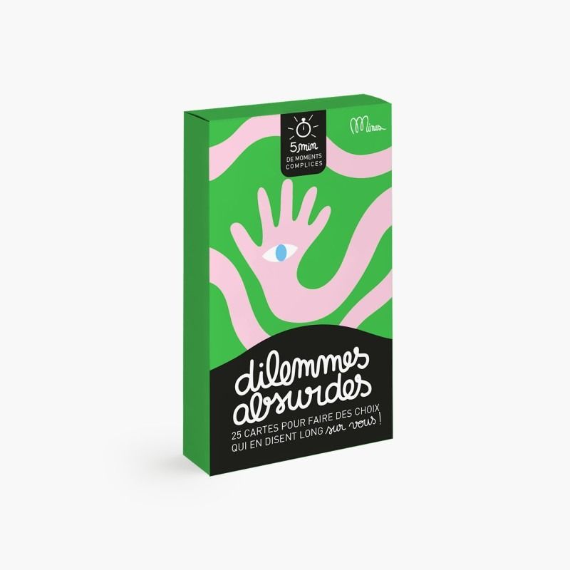 JEU DE DISCUSSION ENTRE AMIS ET EN FAMILLE "DILEMMES ABSURDES" - Minus Editions - Lili Margaret
