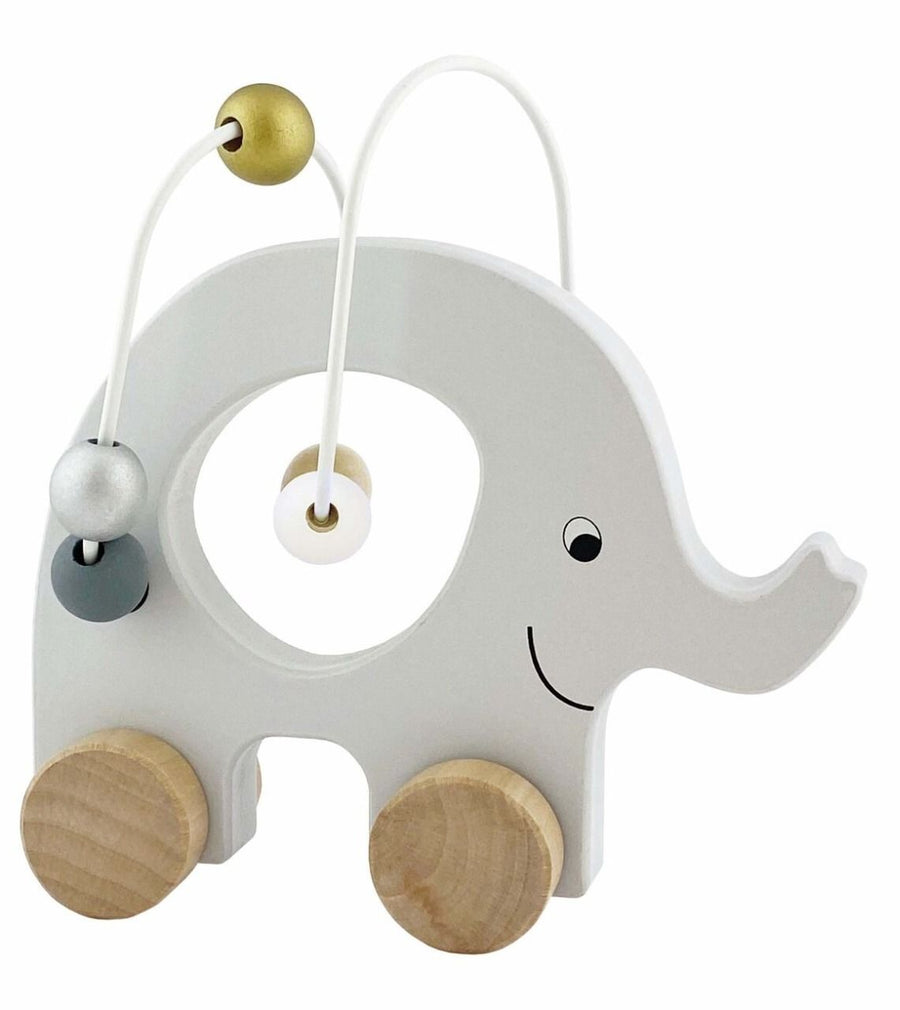 Jouet à tirer en bois éléphant