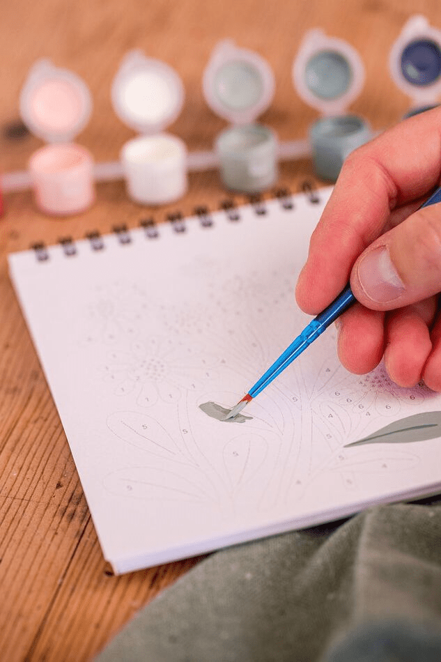 Kit peinture aux numéros Fleurs des champs – Maison Joliette - Lili Margaret