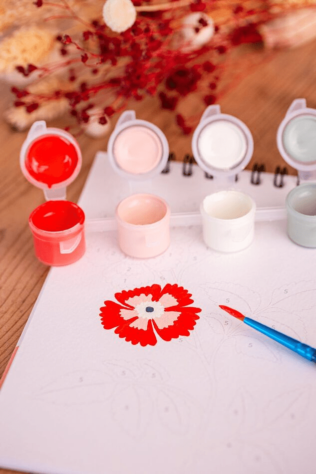 Kit peinture aux numéros Fleurs des champs – Maison Joliette - Lili Margaret