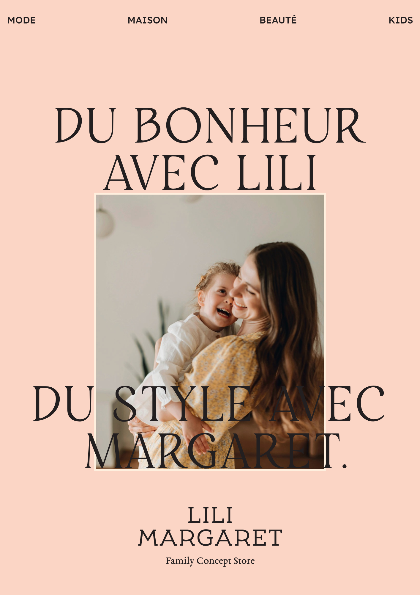 Moment de complicité mère-enfant - Valeurs familiales de Lili Margaret