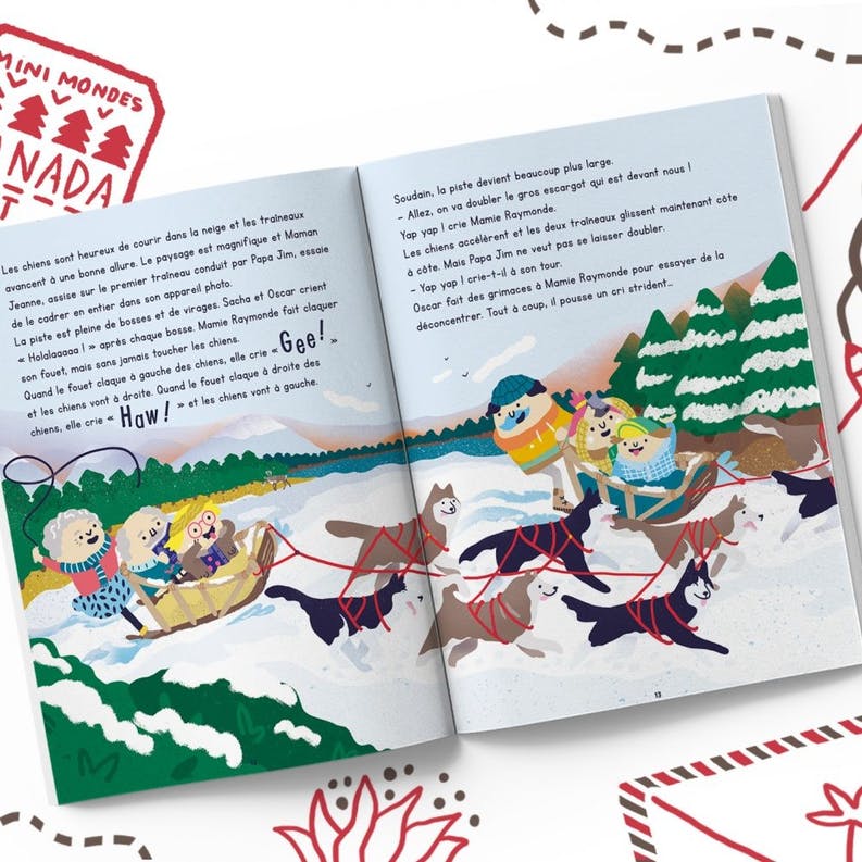 LIVRE ENFANT VOYAGES CARNET CANADA - Les Mini Mondes - Lili Margaret