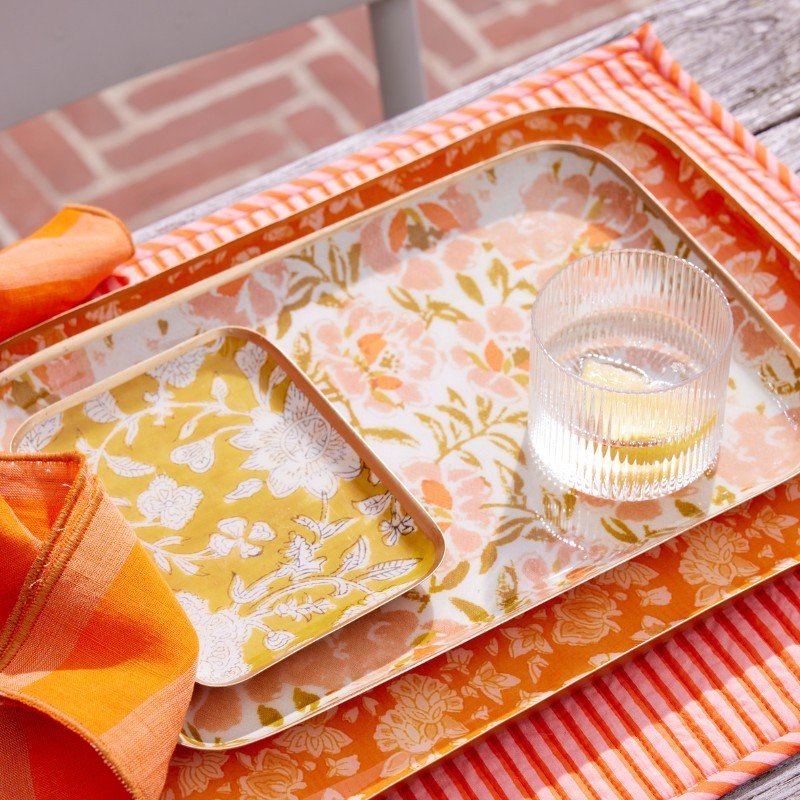 Lot de 2 sets de table petunia rose - Bonheur du Jour - Lili Margaret