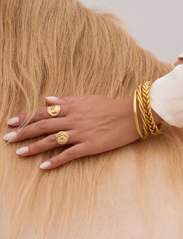 Lot de 3 Joncs Bouddhiste fin Doré - Ikita Paris - Lili Margaret