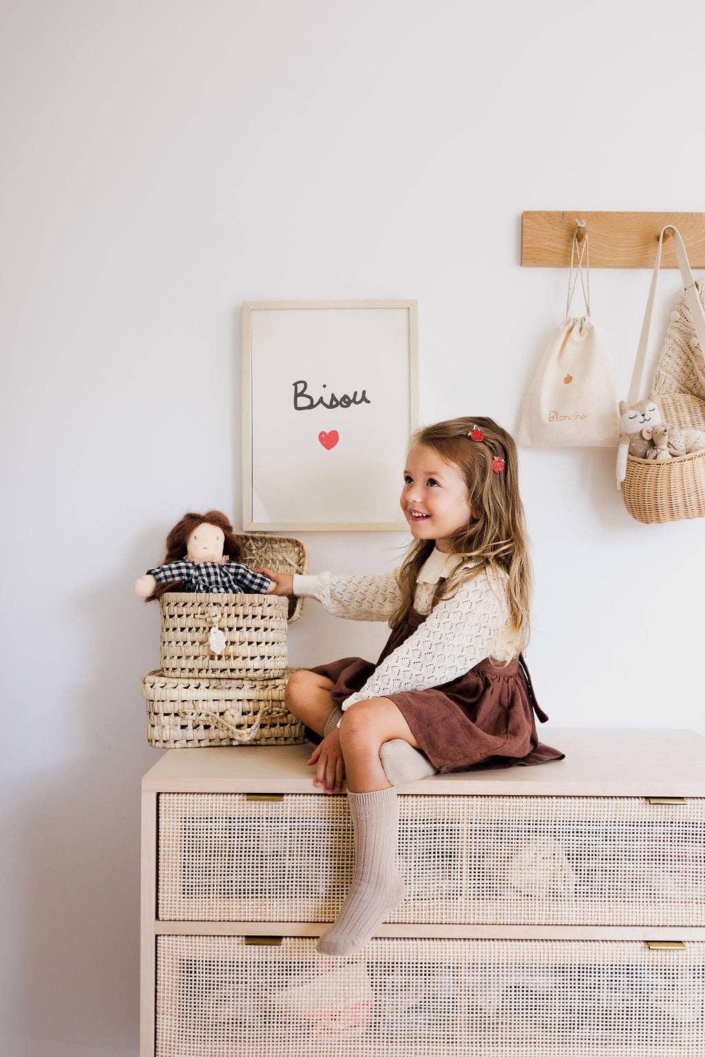 Luciole et Petit Pois - Barrettes pomme (paire) - Lili Margaret