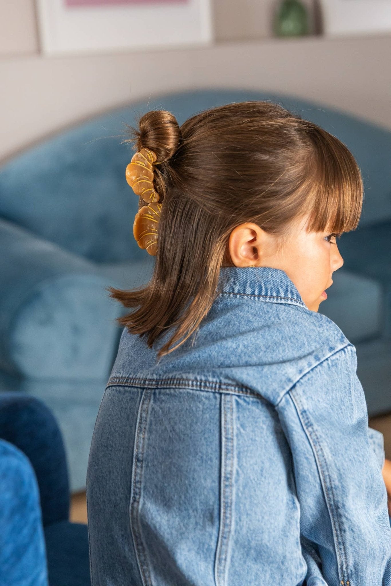 Luciole et Petit Pois - Mini pince - Croissant - Lili Margaret