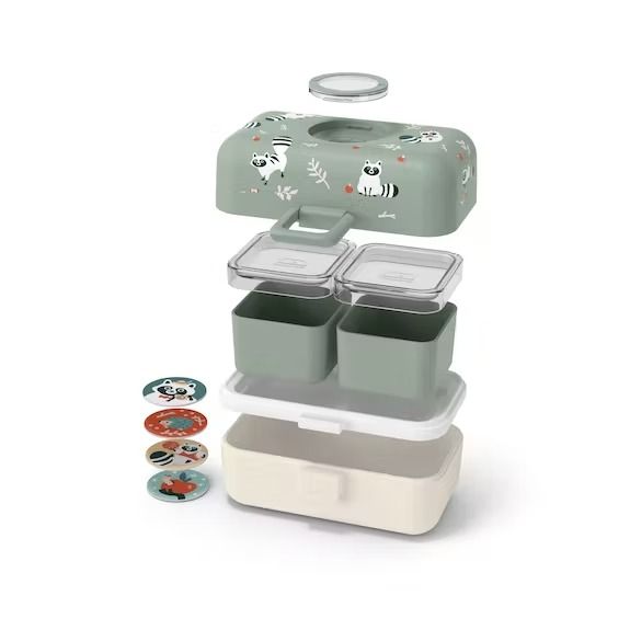 LUNCH BOX ENFANT Trésor vert - Monbento - Lili Margaret