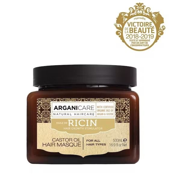 MASQUE CHEVEUX RENFORÇATEUR RICIN - Arganicare - Lili Margaret