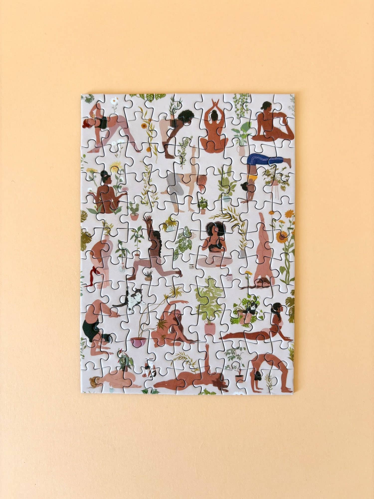 Mini - puzzle Yoga des plantes 99 pièces - Piecely - Lili Margaret