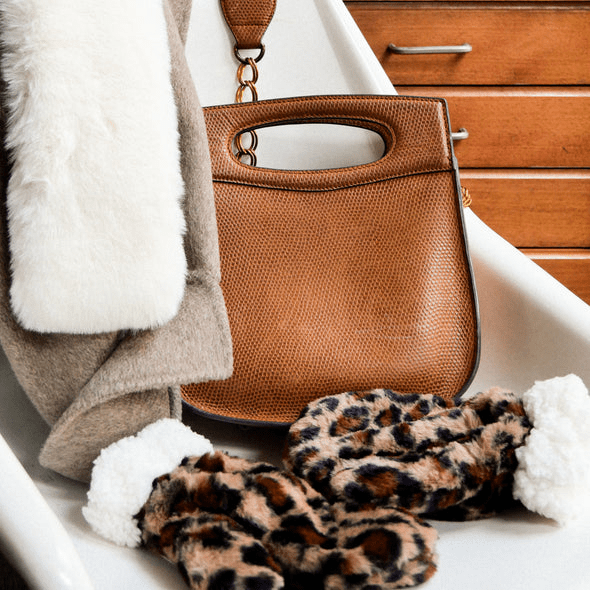 Moufles femme léopard - Gentil coquelicot - Lili Margaret