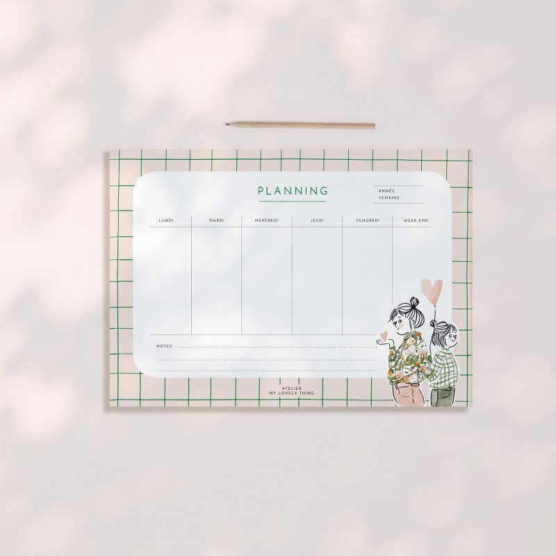 MY LOVELY THING - Agenda hebdomadaire « Happy » - Lili Margaret