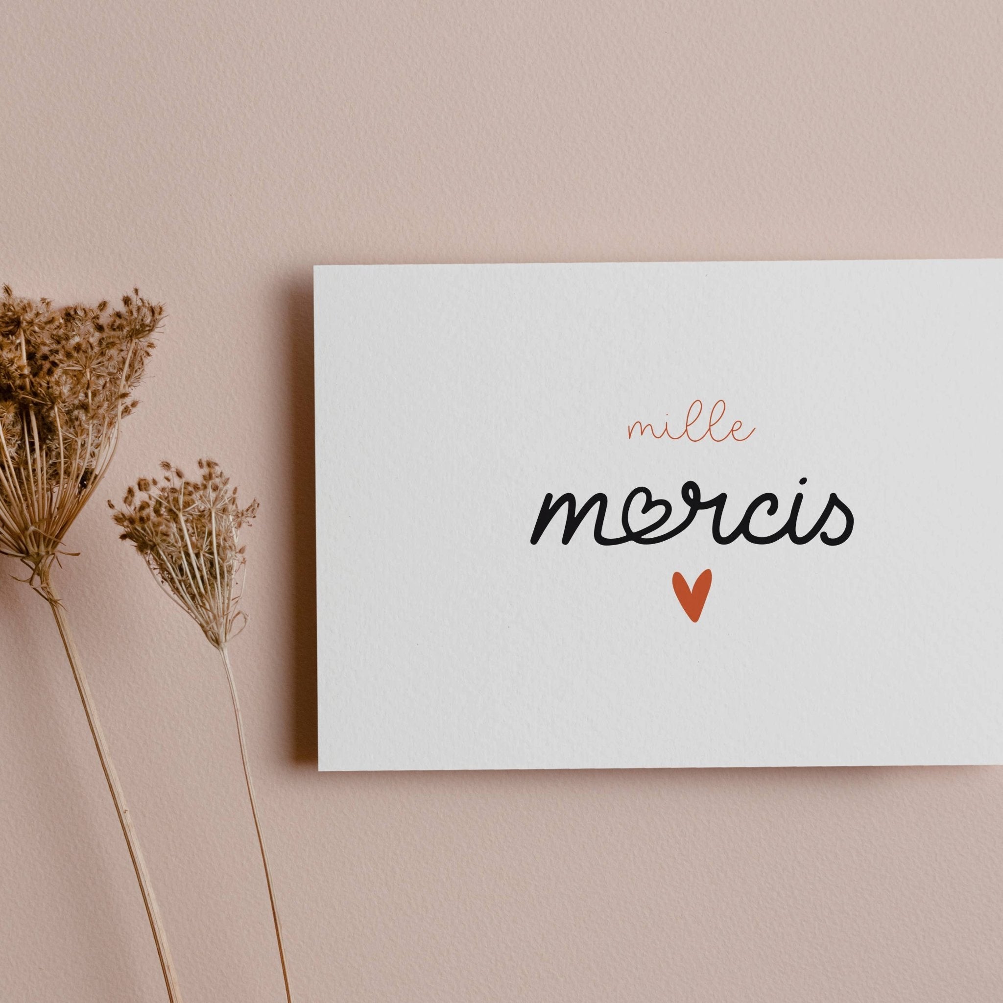 MY LOVELY THING - Carte mille mercis - Lili Margaret