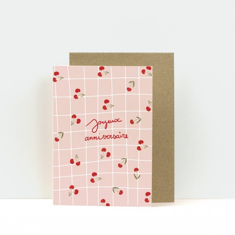 MY LOVELY THING - Double carte joyeux anniversaire – Belle de Mai - Lili Margaret