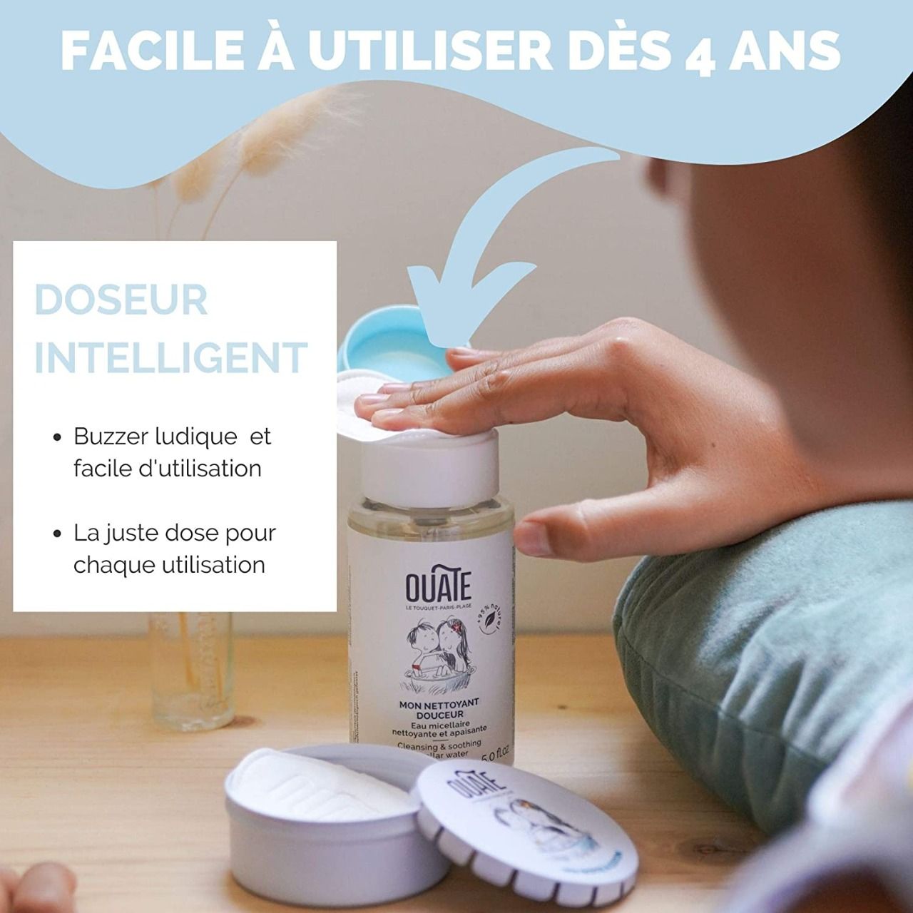 NETTOYANT DOUCEUR VISAGE POUR ENFANT - Ouate Paris - Lili Margaret