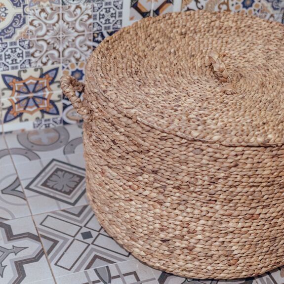 PANIER DE RANGEMENT EN JACINTHE D&