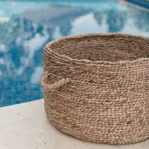 PANIER DE RANGEMENT EN JACINTHE D&