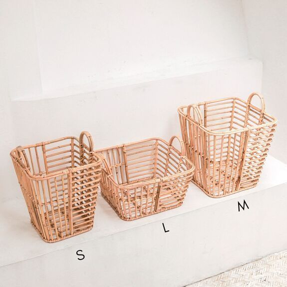 PANIER EN ROTIN DÉCORATIF KUPANG (3 TAILLES) - Soeji - Lili Margaret