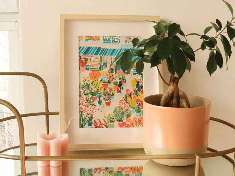 Peinture à numéro Flower Market - La petite épicerie - Lili Margaret