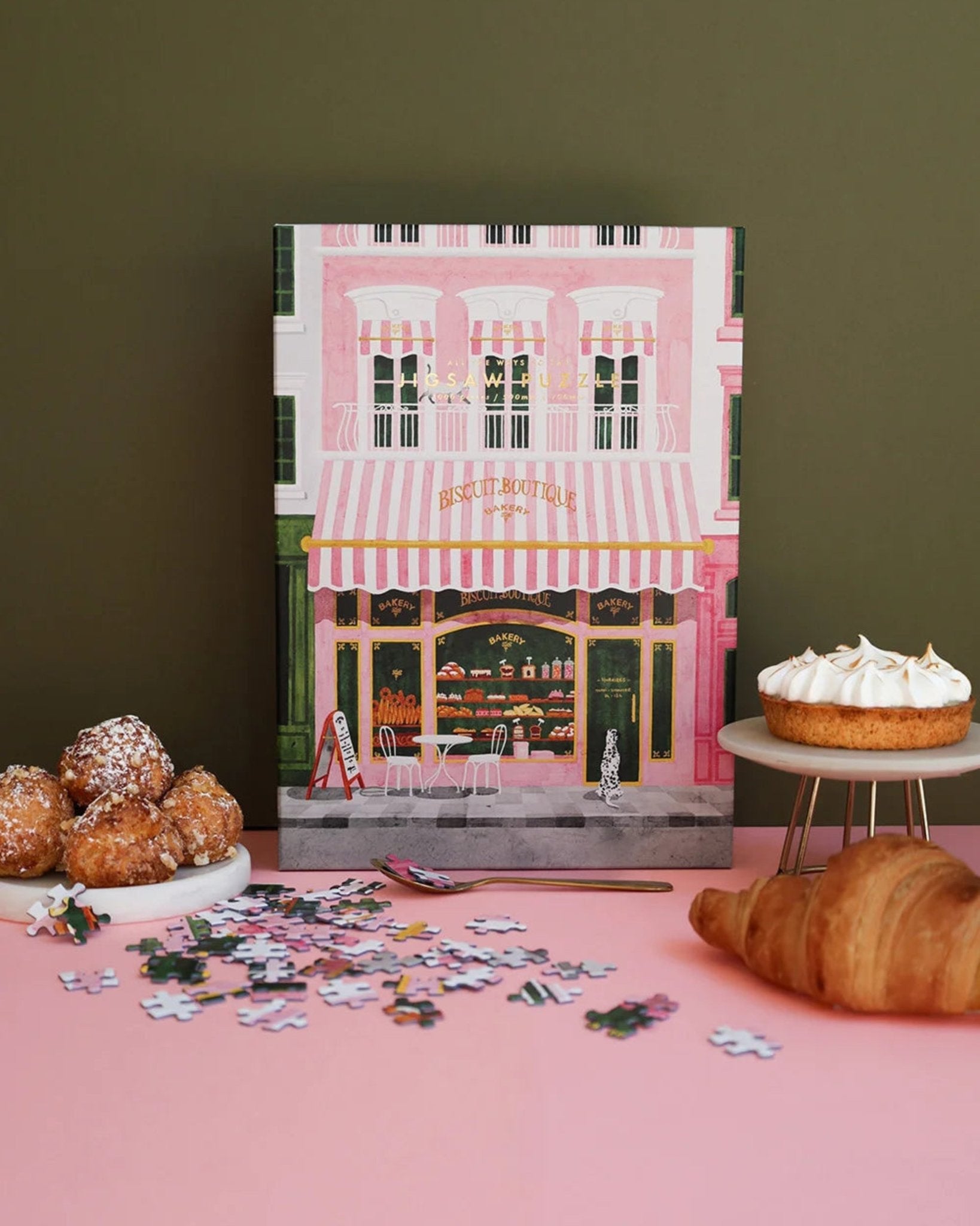 Puzzle 1000 pièces Pink Bakery - All The Ways To Say - Lili Margaret