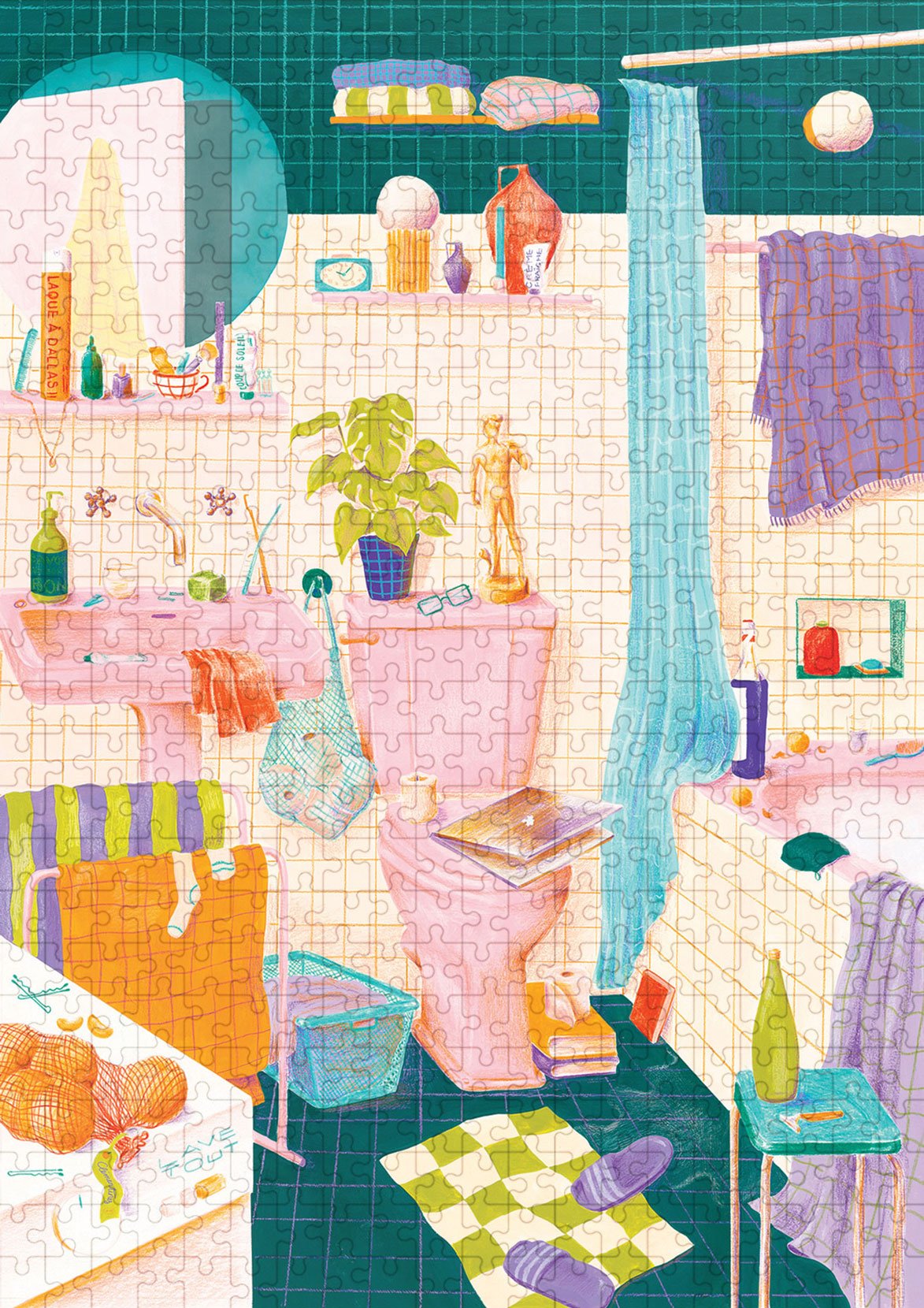 Puzzle 500 pièces "La soirée mousse" - Jour férié - Lili Margaret