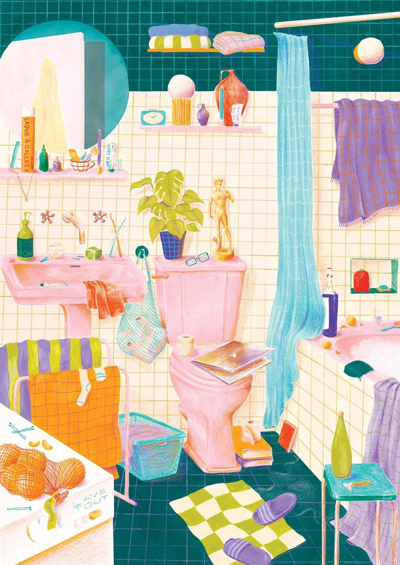 Puzzle 500 pièces "La soirée mousse" - Jour férié - Lili Margaret