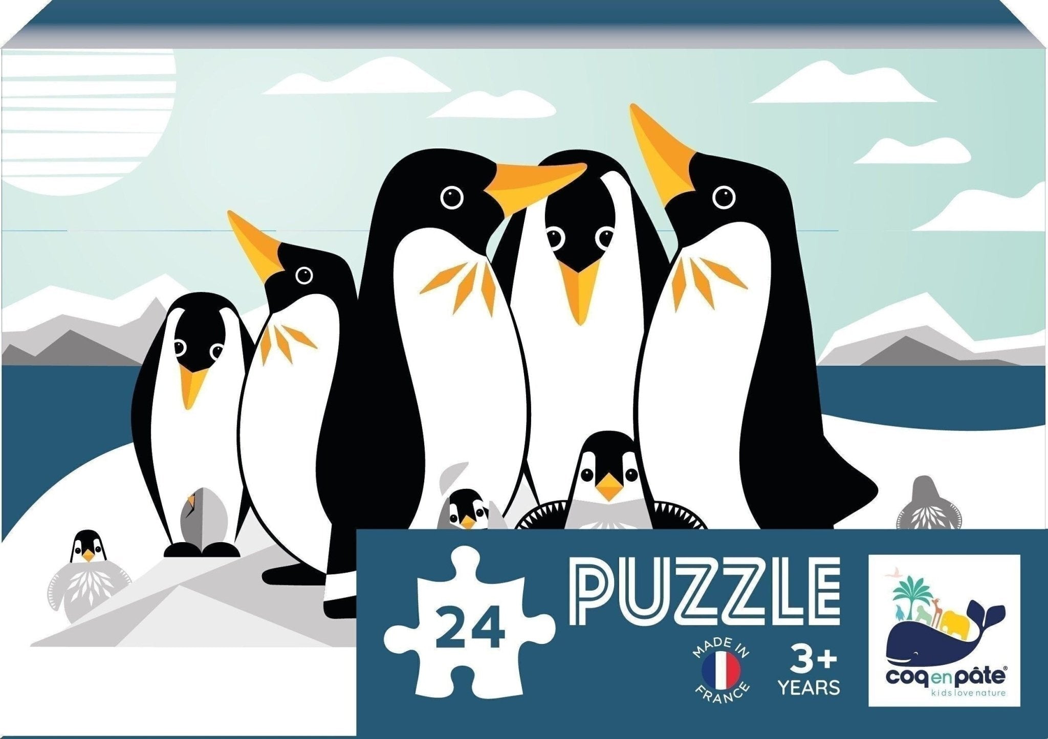 PUZZLE ENFANT FAMILLE PINGOUIN MADE IN FRANCE - Coq en pâte - Lili Margaret
