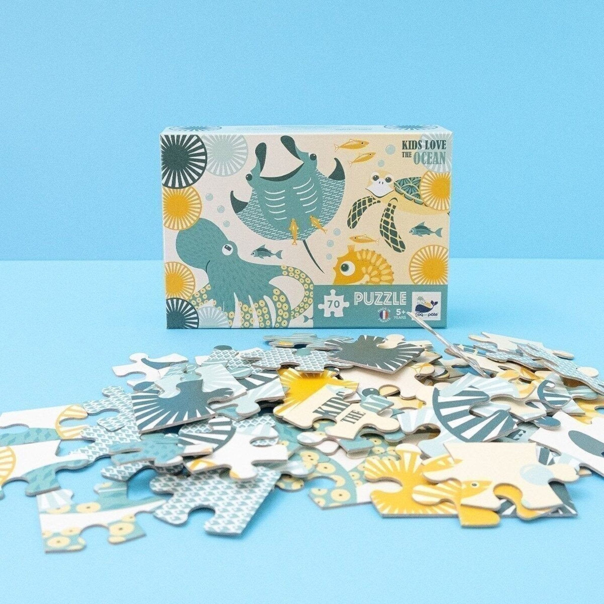 PUZZLE ENFANT OCÉAN MADE IN FRANCE - Coq en pâte - Lili Margaret