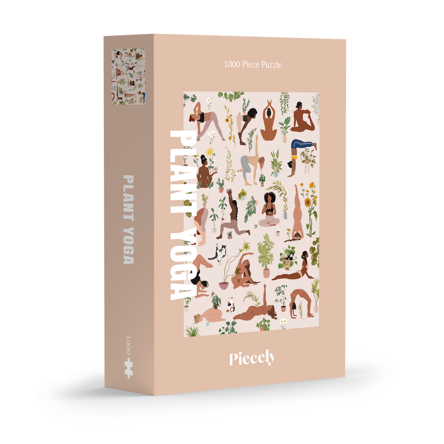 Puzzle zen 1000 pièces Plant Yoga - Piecely - Lili Margaret