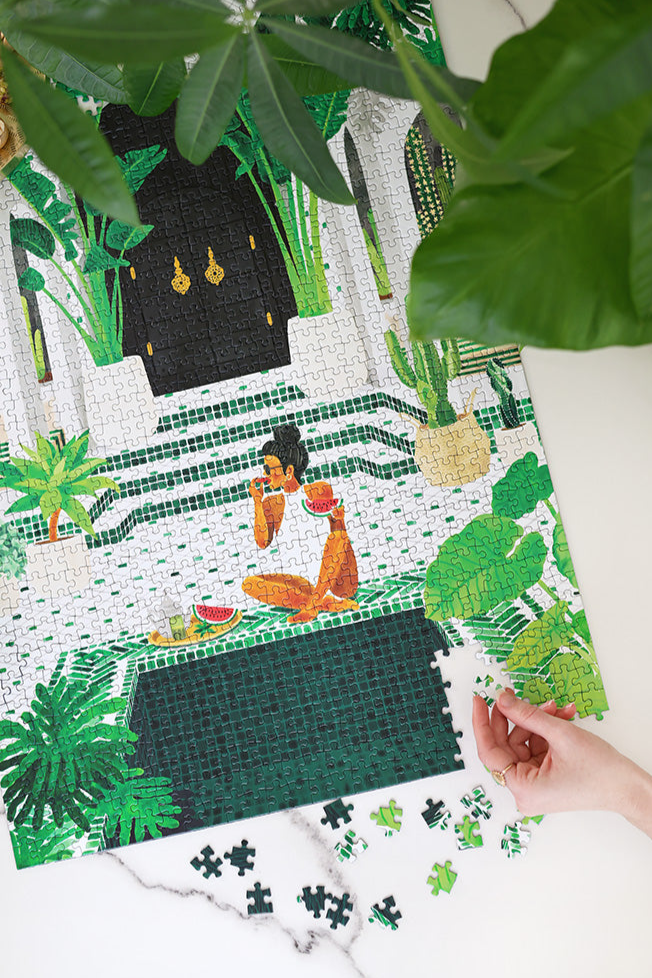 Puzzle adulte – loisirs créatifs écoresponsables avec illustration végétale, proposé par Lili Margaret