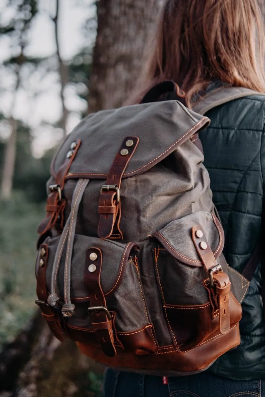 SAC À DOS VINTAGE MILITAIRE "LE BÉRING" - Bagaran - Lili Margaret