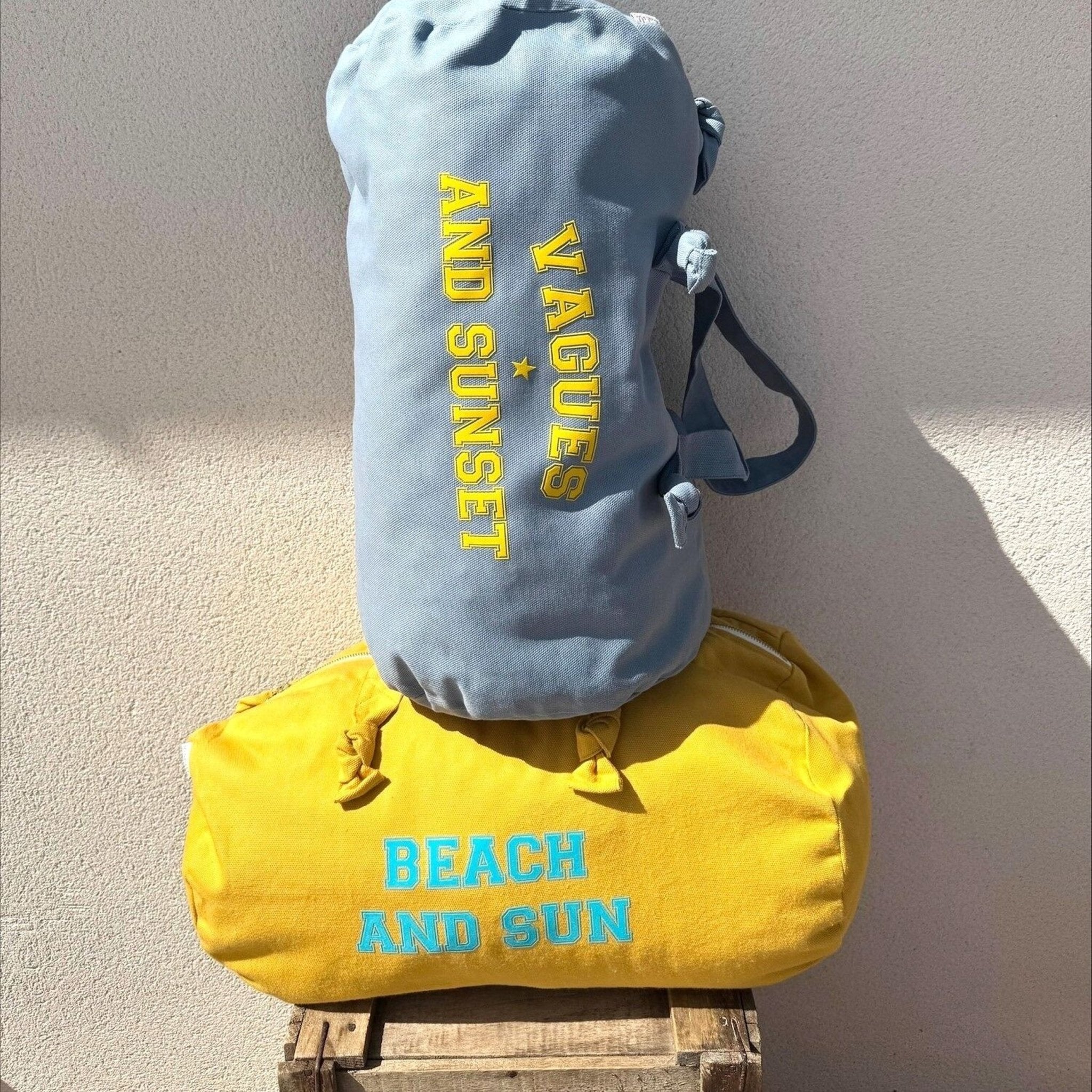 SAC POLOCHON BEACH AND SUN JAUNE ET BLEU - Marcel et Lily - Lili Margaret