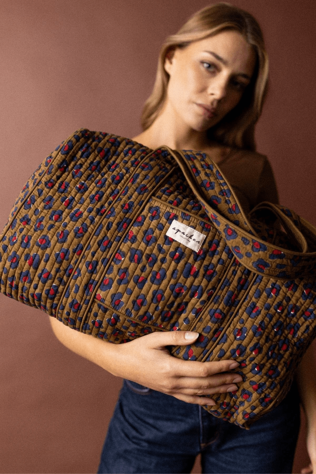 Sac polochon Léopard Fire - Apaches Collections