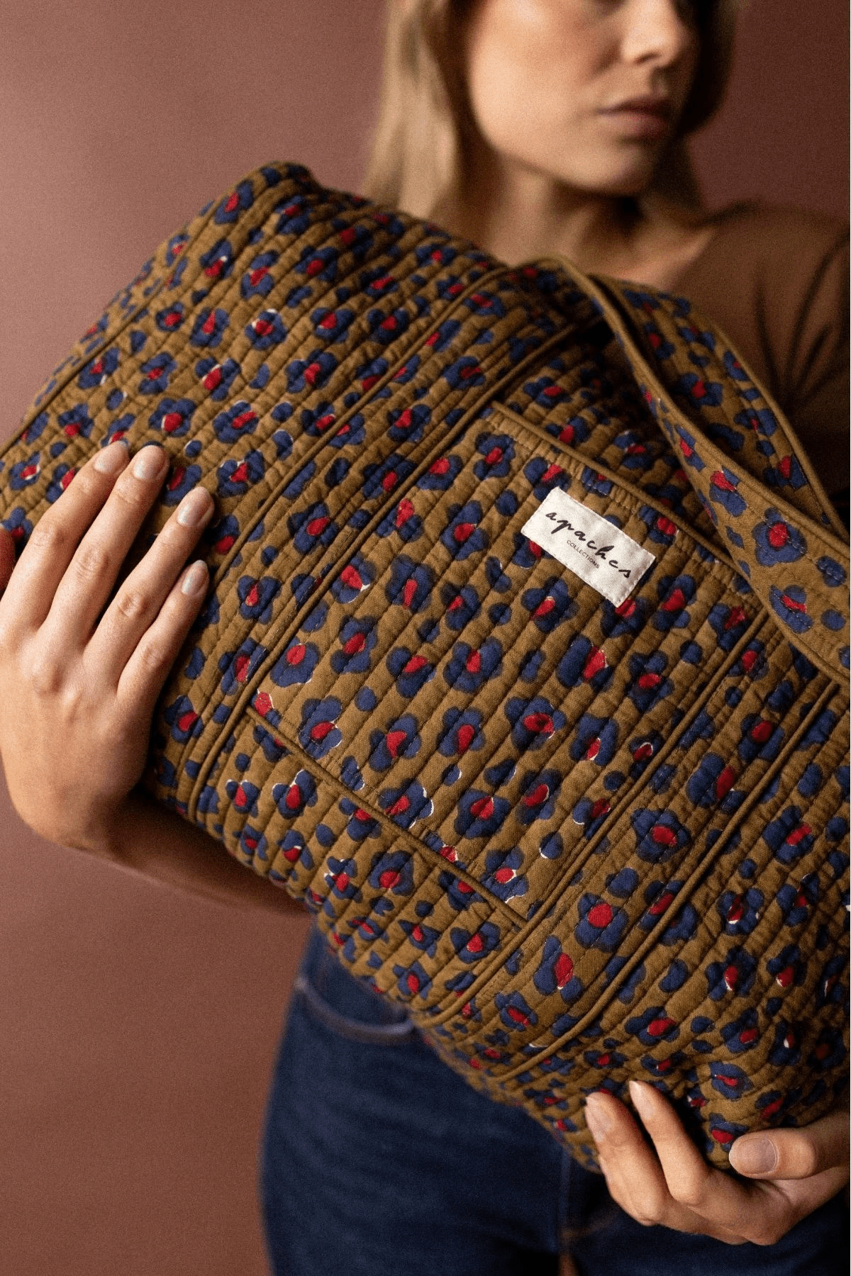 Sac polochon Léopard Fire - Apaches Collections