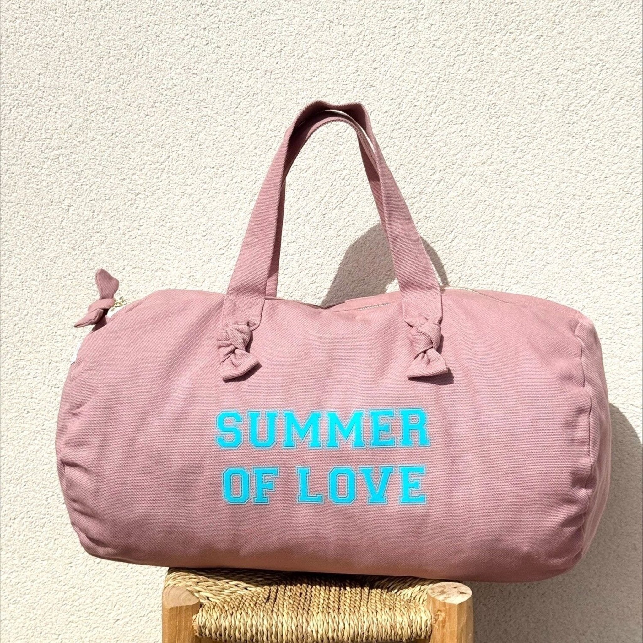 SAC POLOCHON SUMMER OF LOVE ROSE ET BLEU - Marcel et Lily - Lili Margaret