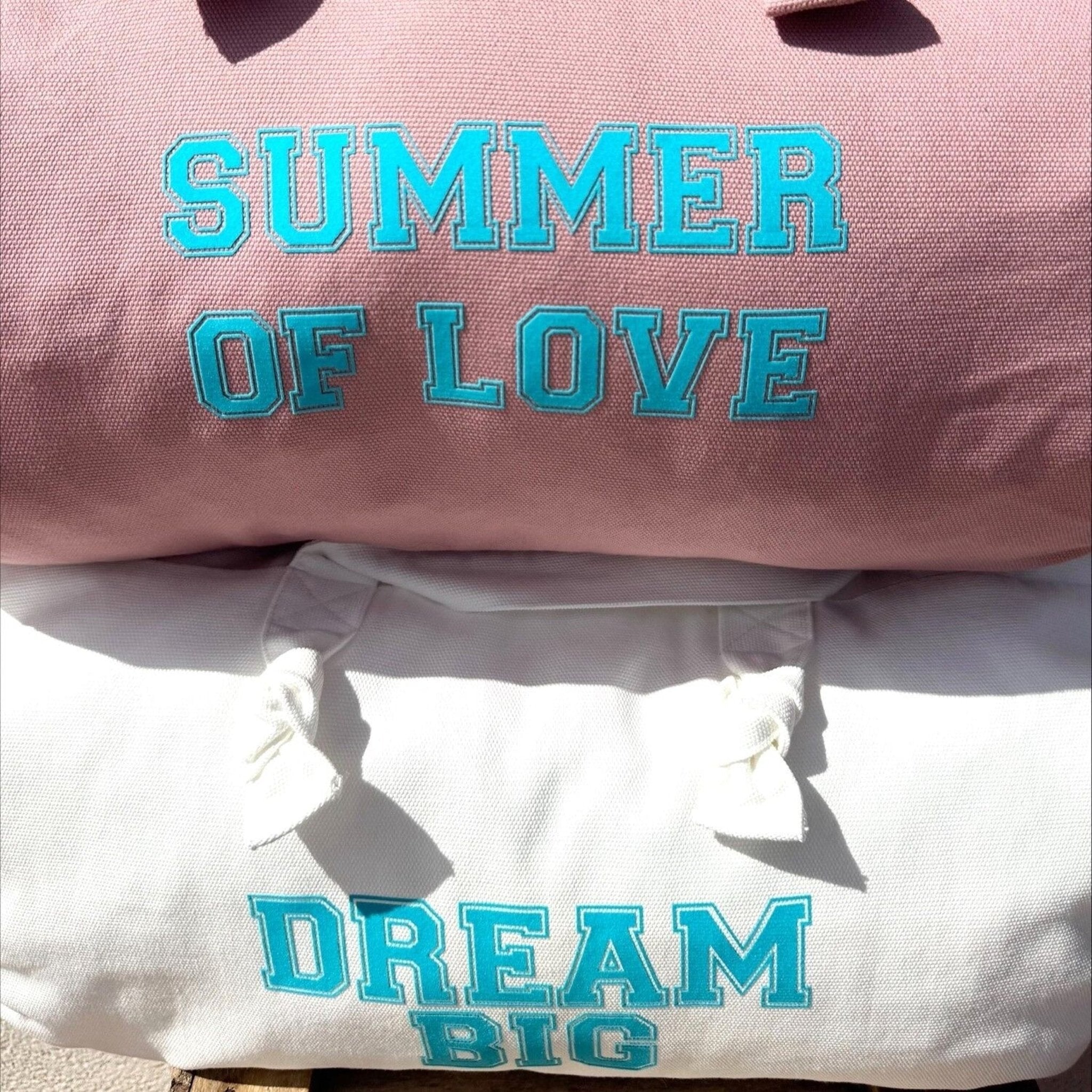 SAC POLOCHON SUMMER OF LOVE ROSE ET BLEU - Marcel et Lily - Lili Margaret