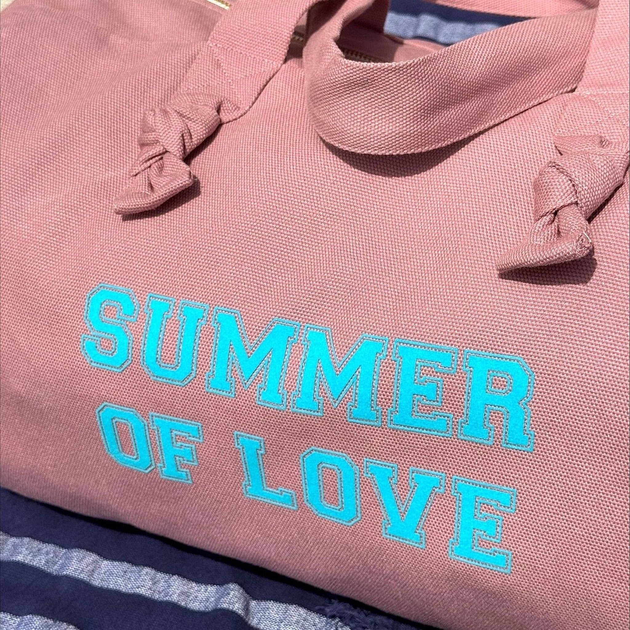 SAC POLOCHON SUMMER OF LOVE ROSE ET BLEU - Marcel et Lily - Lili Margaret