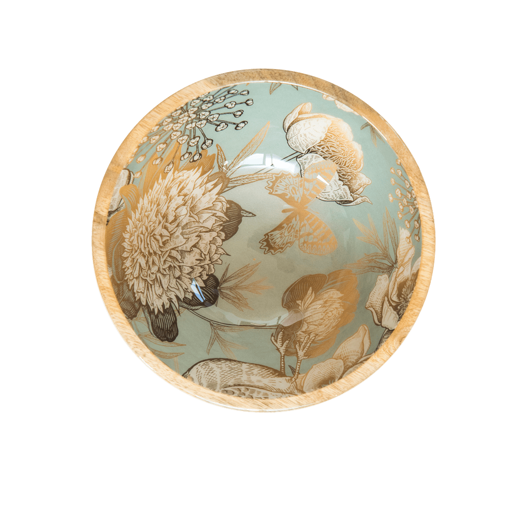 SALADIER BOIS DE MANGUIER Golden Bird - By Room - Lili Margaret