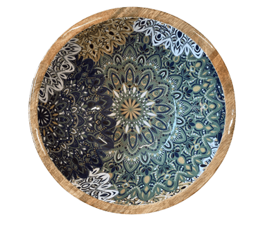 SALADIER BOIS DE MANGUIER Multi mandala - By Room - Lili Margaret