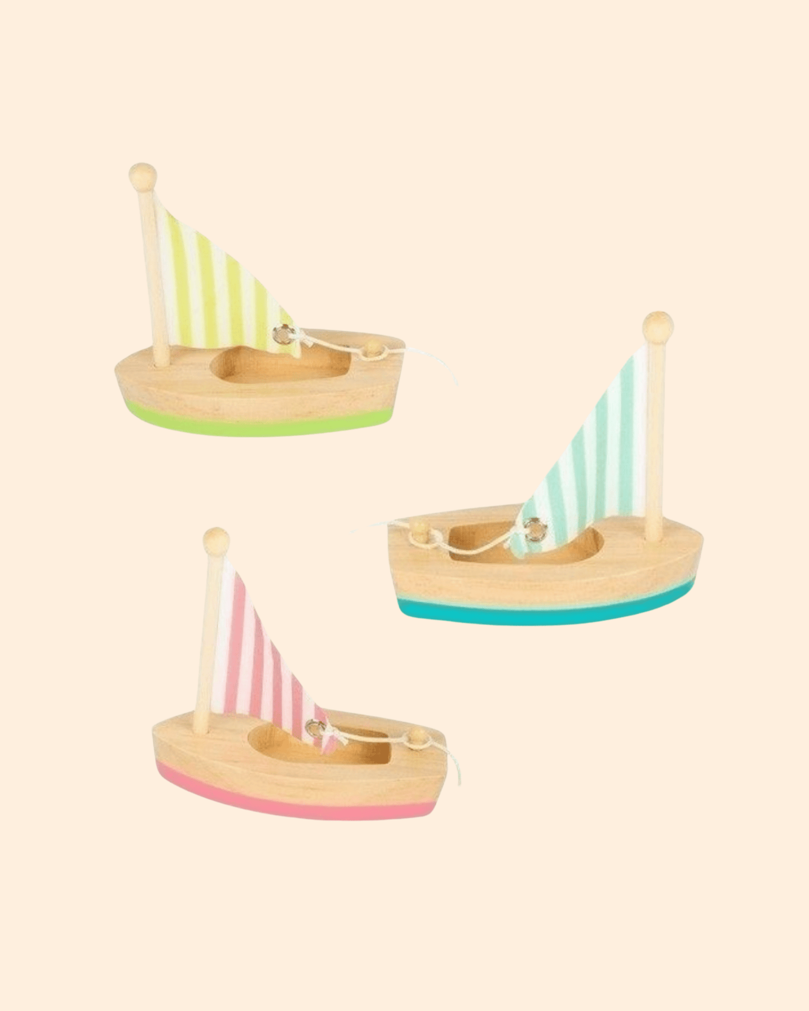 SET DE 3 JOUETS DE BAIN "VOILIERS" - small foot - Lili Margaret