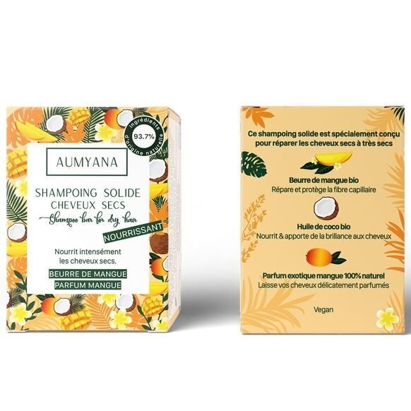SHAMPOING SOLIDE BIO CHEVEUX SECS - Aumyana - Lili Margaret