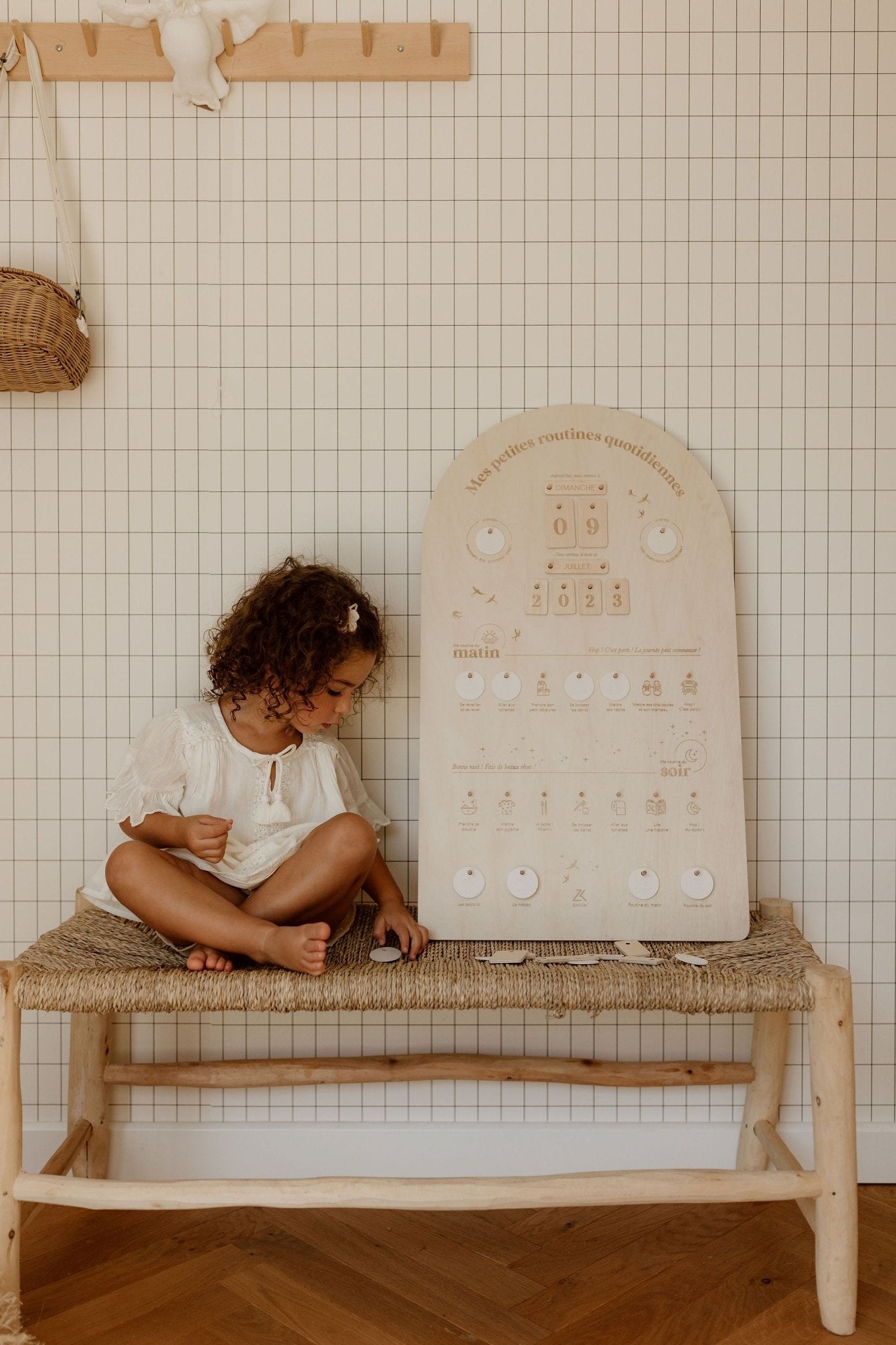 TABLEAU ÉDUCATIF "MES PETITES ROUTINES" - Zakuw - Lili Margaret