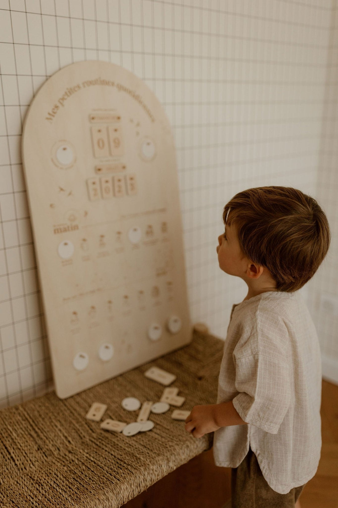 TABLEAU ÉDUCATIF "MES PETITES ROUTINES" - Zakuw - Lili Margaret