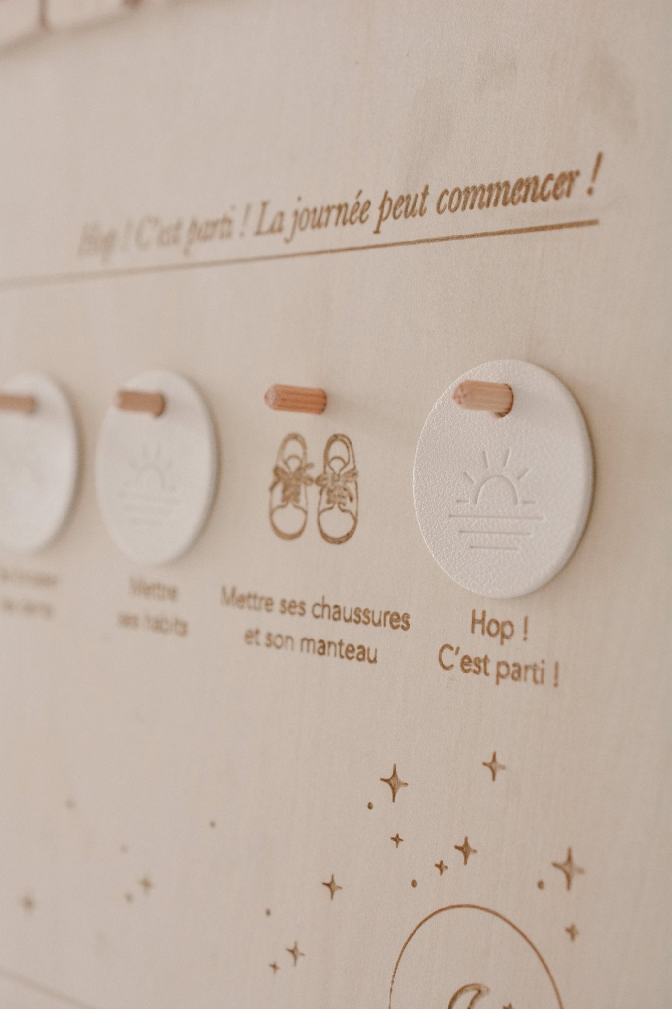 TABLEAU ÉDUCATIF "MES PETITES ROUTINES" - Zakuw - Lili Margaret