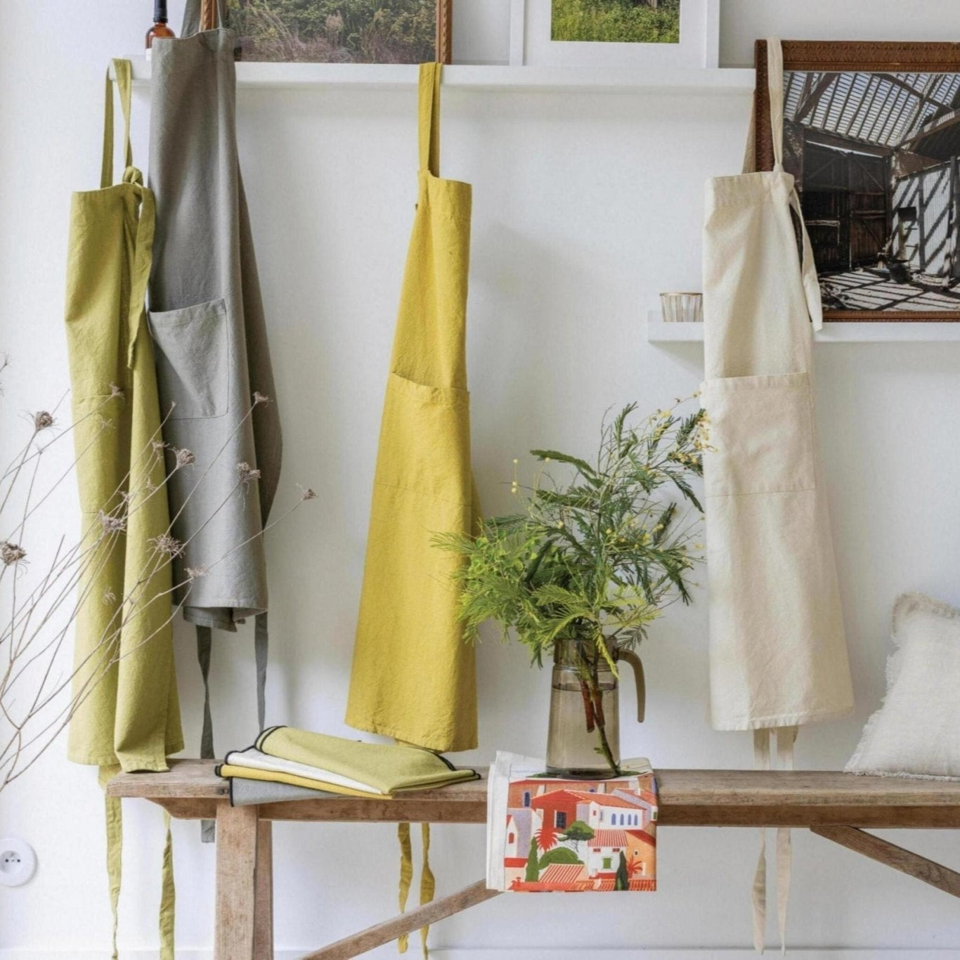 TABLIER DE CUISINE COTON RECYCLÉ ADA BADIANE - Maison Vivaraise - Lili Margaret