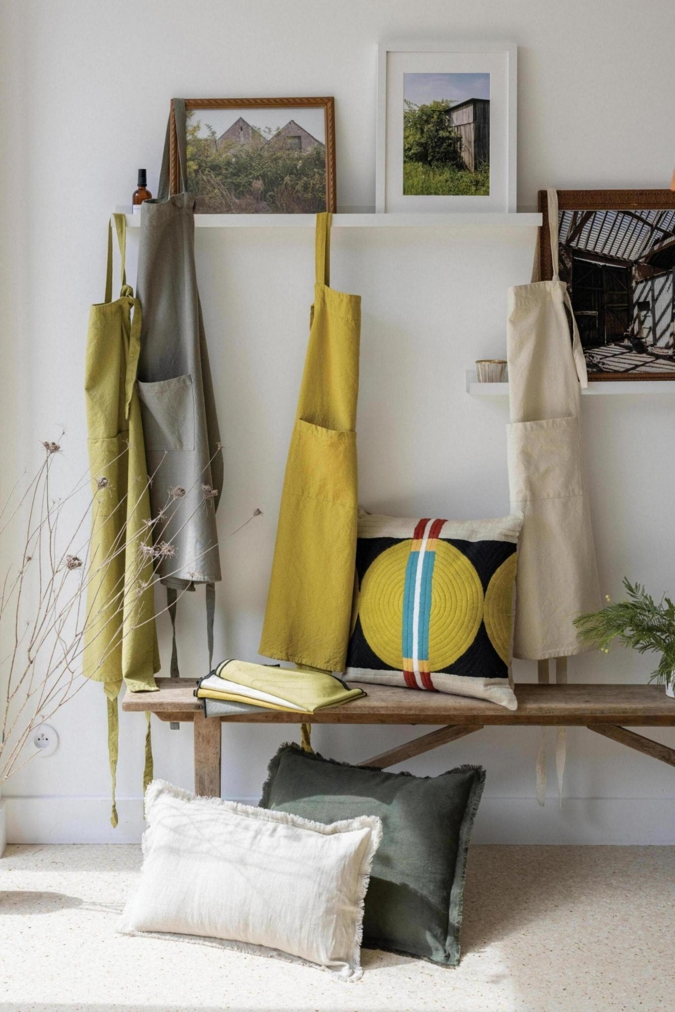 TABLIER DE CUISINE COTON RECYCLÉ ADA FICELLE - Maison Vivaraise - Lili Margaret