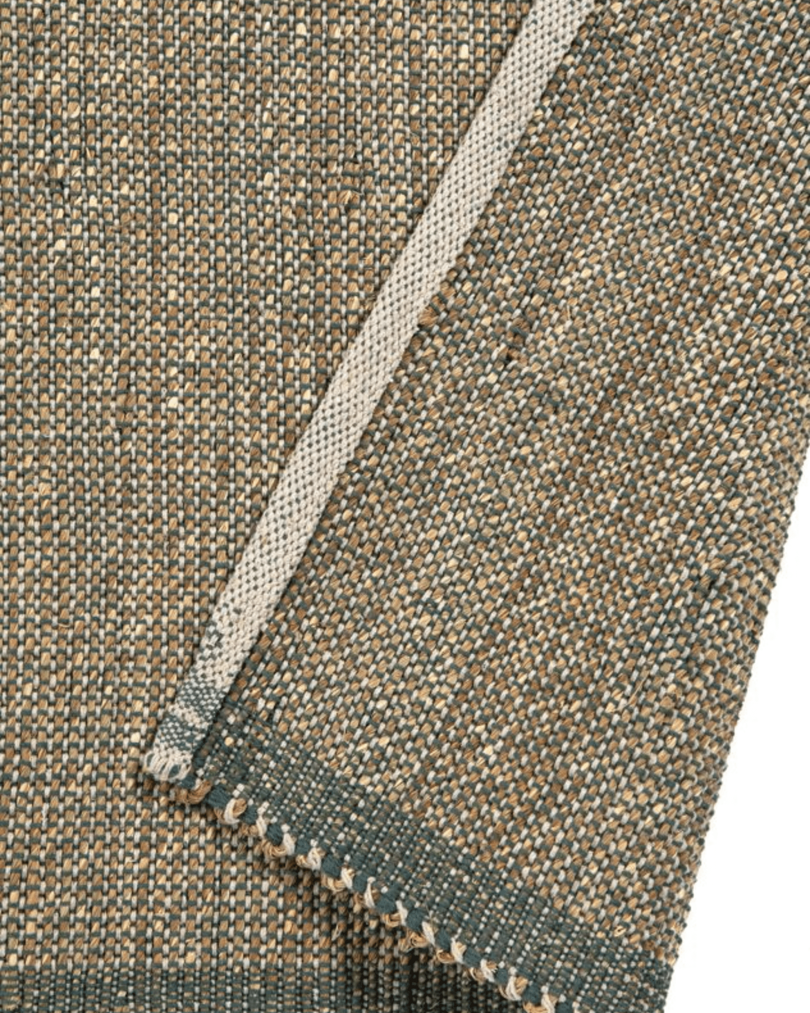 Tapis terracotta en jonc de mer Karan - Lili Margaret