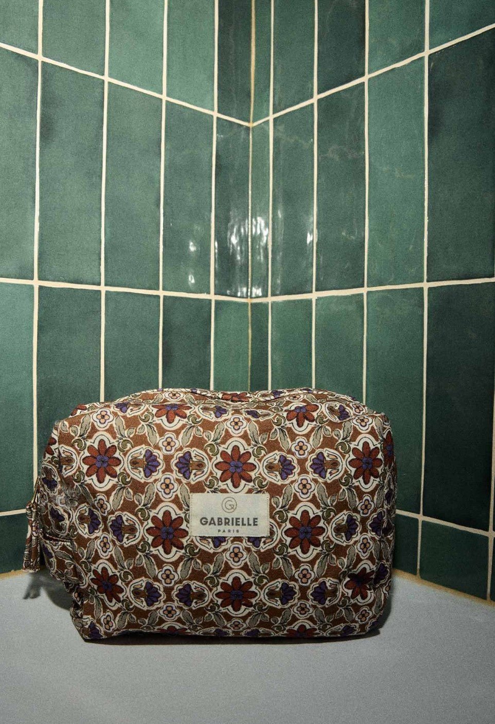 Trousse de toilette femme bijou rubis imperméable - Gabrielle Paris - Lili Margaret