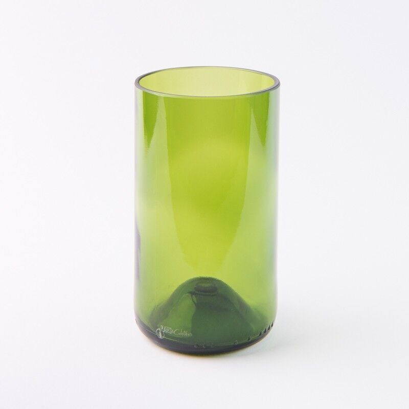 VERRE COCKTAIL EN BOUTEILLE DE VIN RECYCLÉE VERT - PLATES & Culotées - Lili Margaret